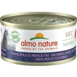 Almo Nature HFC Natural Thunfisch, Huhn und Schinken 70g