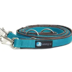 Anny-x Führleine Classic Bolt Fun, 3m, braun/petrol