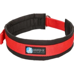 Anny-x Zugstopphalsband Fun, schwarz/rot