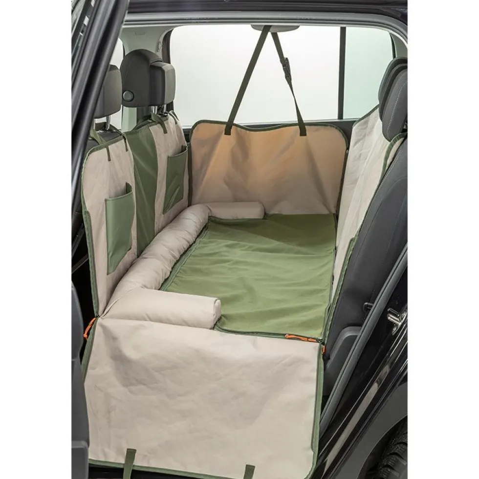 Auto-Schondecke m.Wendedecke, 1,61x2,10m, olivgrün/beige