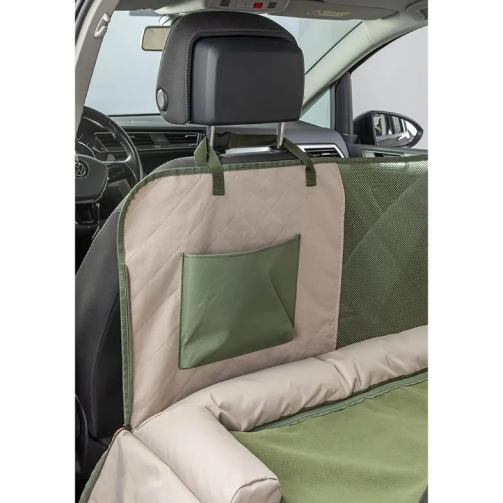 Auto-Schondecke m.Wendedecke, 1,61x2,10m, olivgrün/beige