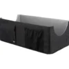 Autositz, doppelt 80×28×39 cm, schwarz/grau