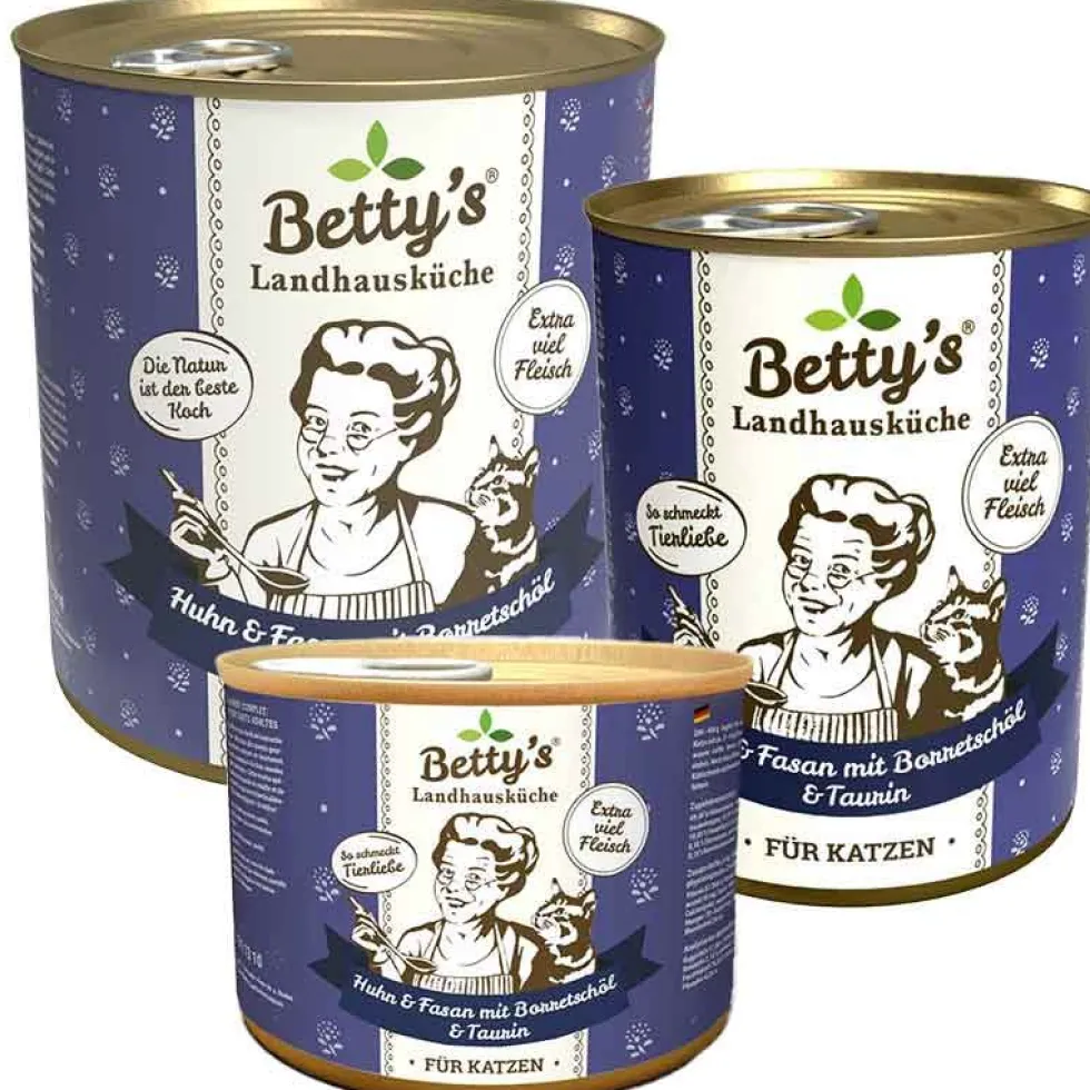 Betty's Landhausküche Dose Huhn, Fasan + Borretschöl