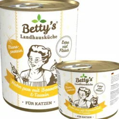 Betty's Landhausküche Dose Huhn PUR + Borretschöl