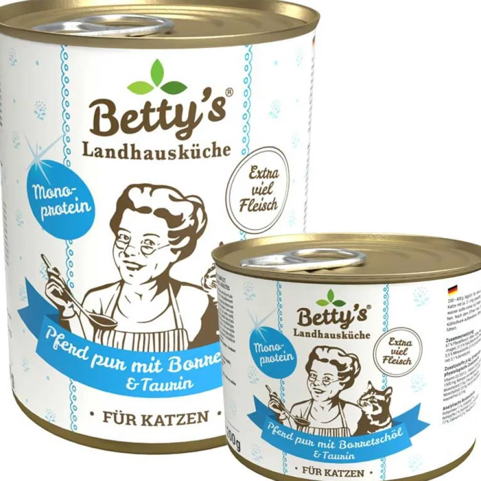 Betty's Landhausküche Dose Pferd PUR + Borretschöl