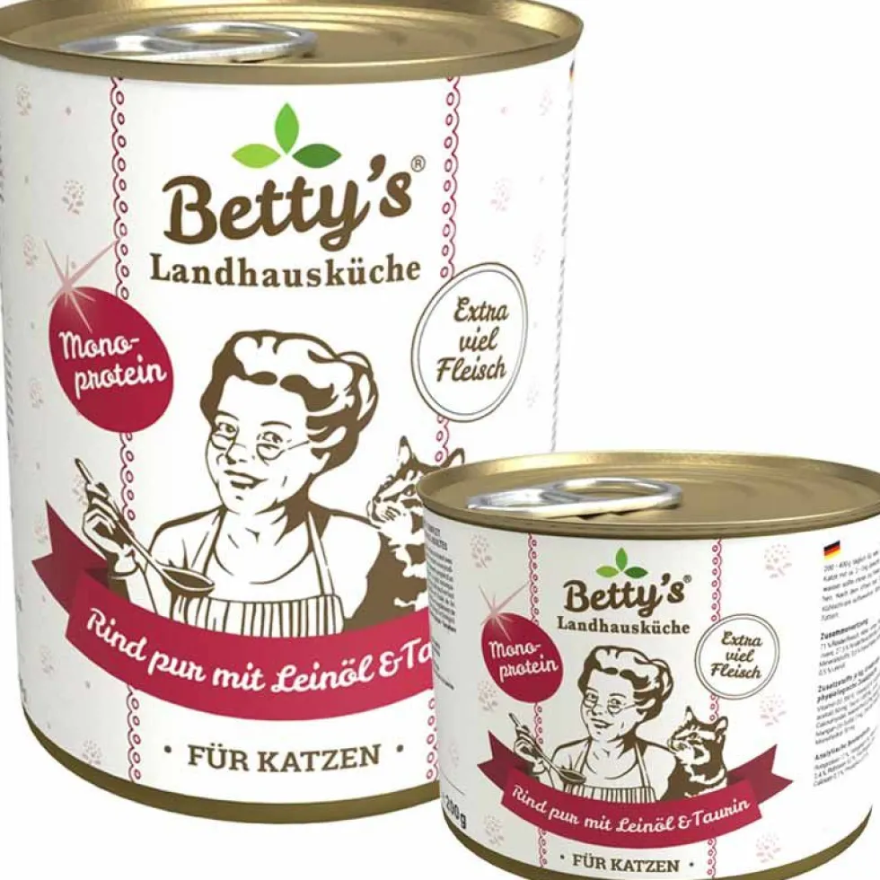 Betty's Landhausküche Dose Rind pur mit Leinöl