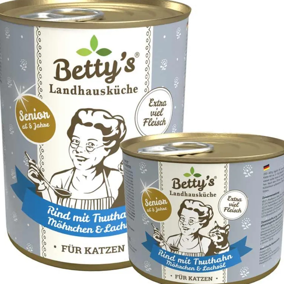 Betty's Landhausküche Dose Senior Rind + Truthahn
