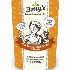 Betty's Landhausküche Pouch Ente + Borretschöl 100g