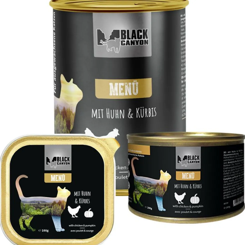 Black Canyon Katze Menü mit Huhn und Kürbis