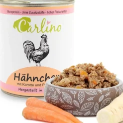 Carlino Menü - Hähnchen mit Karotte und Pastinake