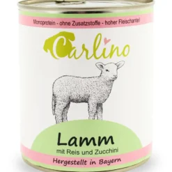 Carlino Menü - Lamm mit Reis und Zucchini