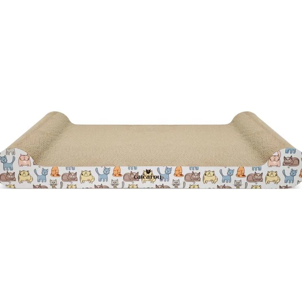 Catcarou Kratzbrett Bone Big cats 52x29x7 cm