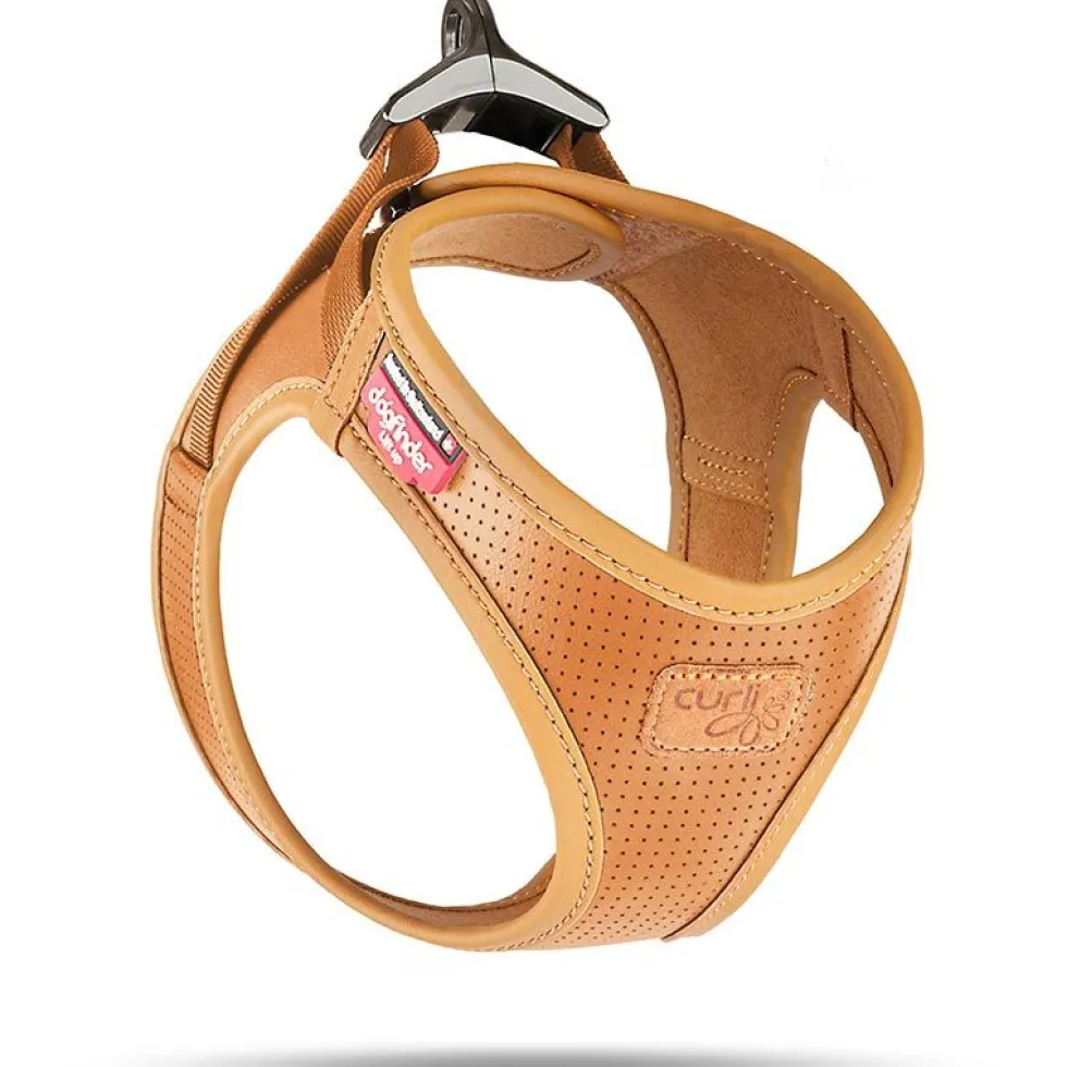 Curli Geschirr Apple Leather, braun