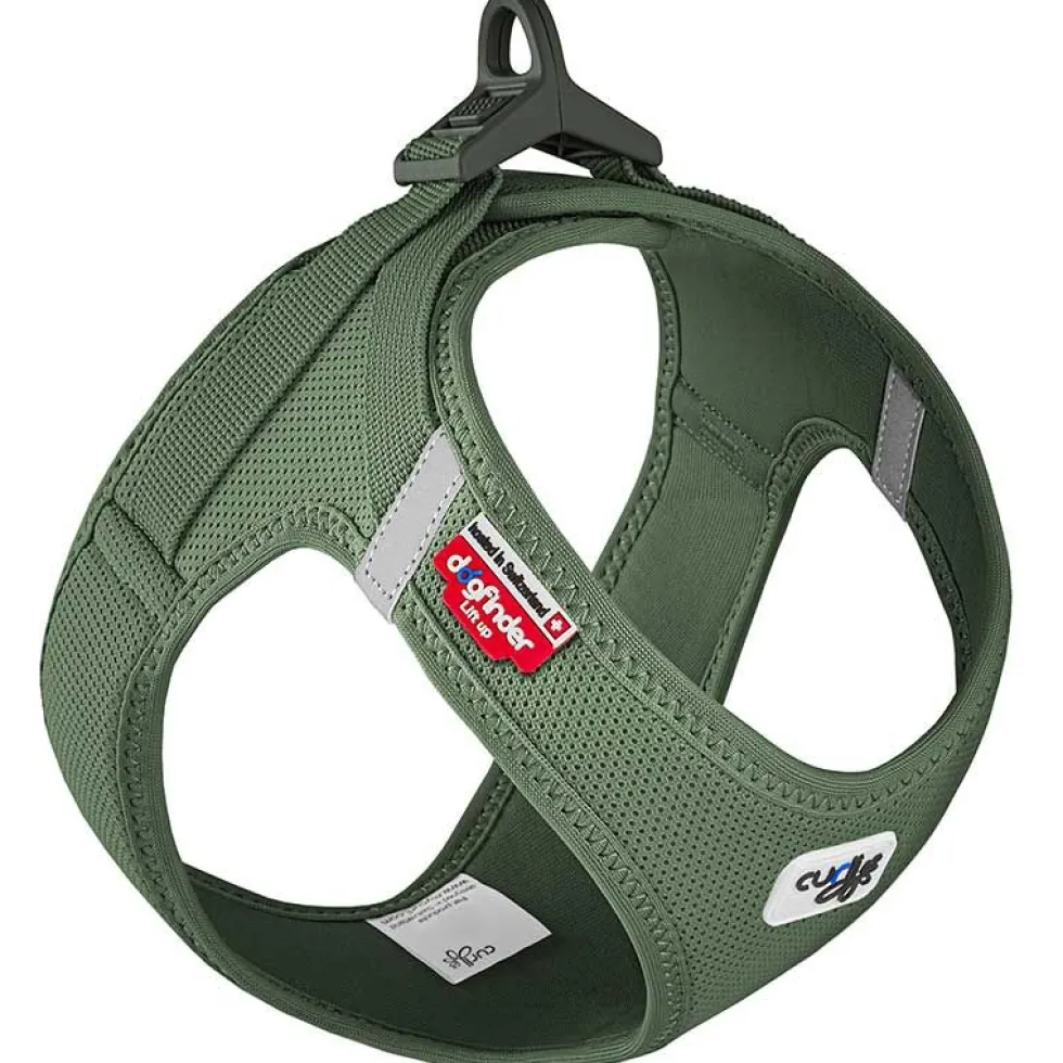 Curli Geschirr Vest Air-Mesh Clasp, moss