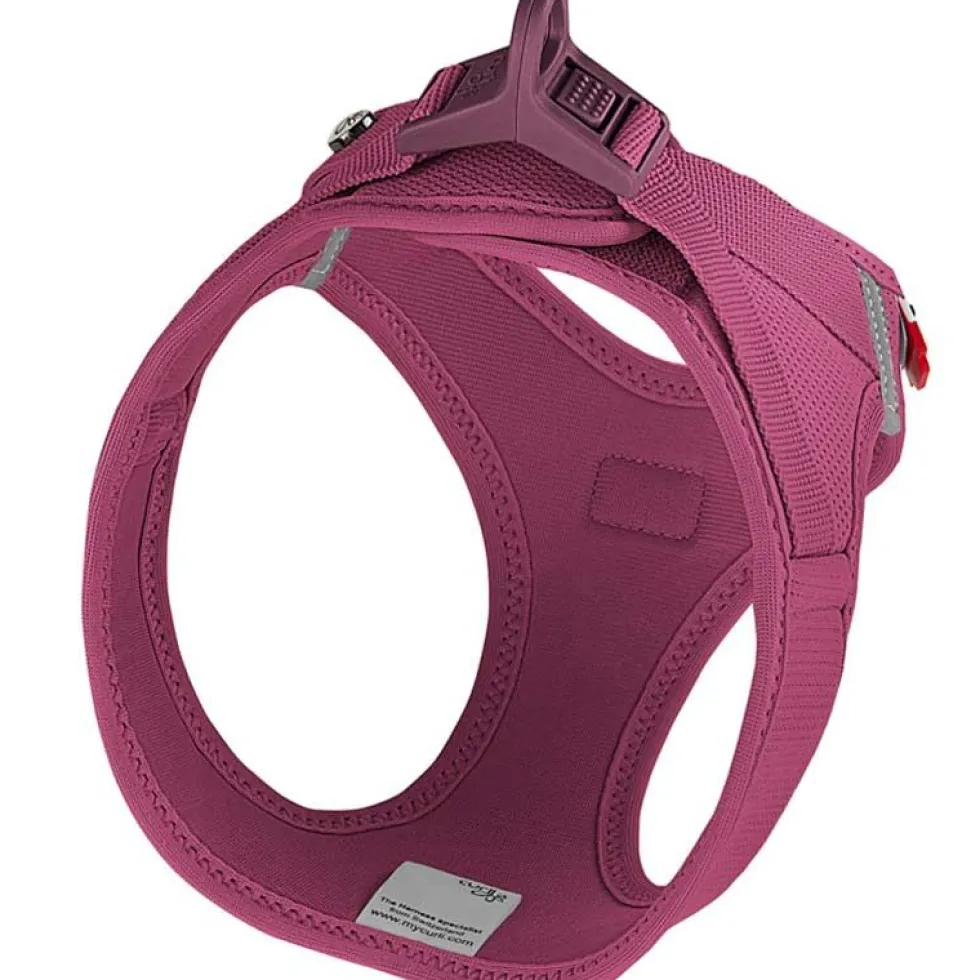 Curli Geschirr Vest Air-Mesh Clasp, Ruby