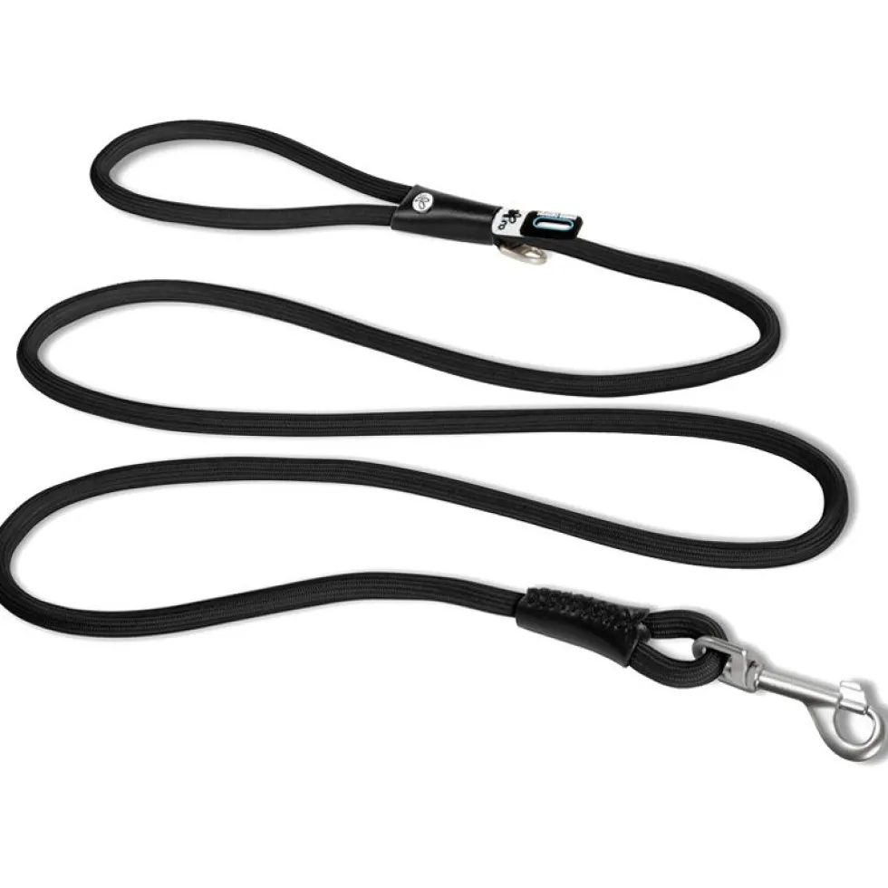 Curli Stretch Comfort Leine, black