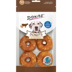 Dokas Dog Snack Donuts mit Hühnerbrust 160g