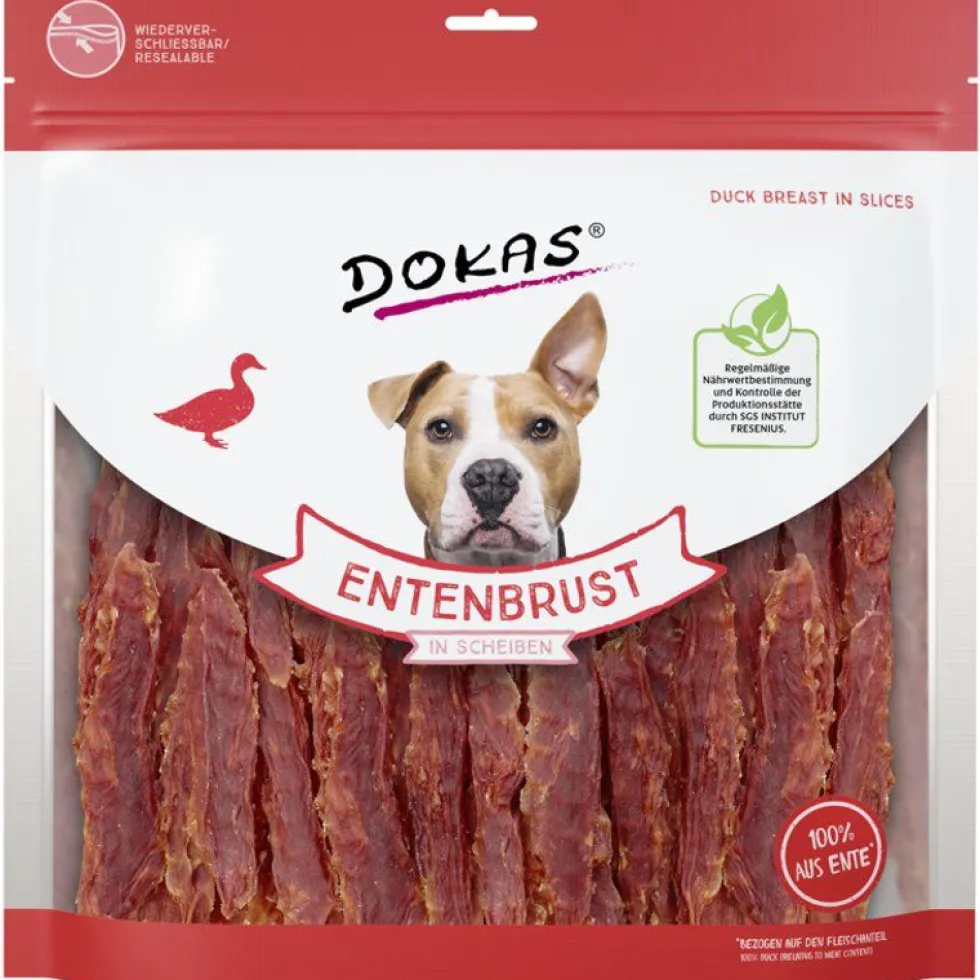 Dokas Dog Snack Entenbrust in Scheiben 900g