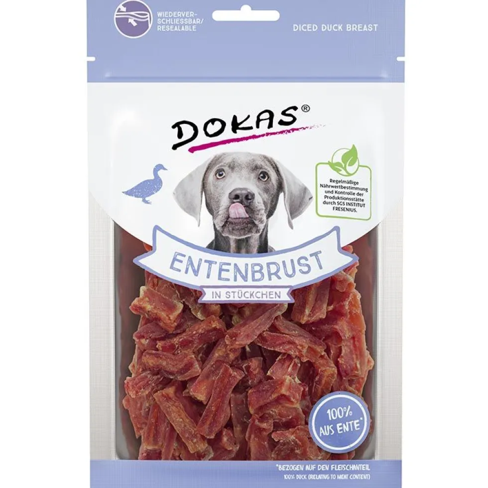 Dokas Dog Snack Entenbrust in Stückchen 70g