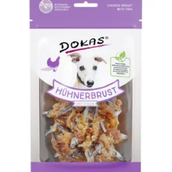 Dokas Dog Snack Hühnerbrust mit Fisch 70g