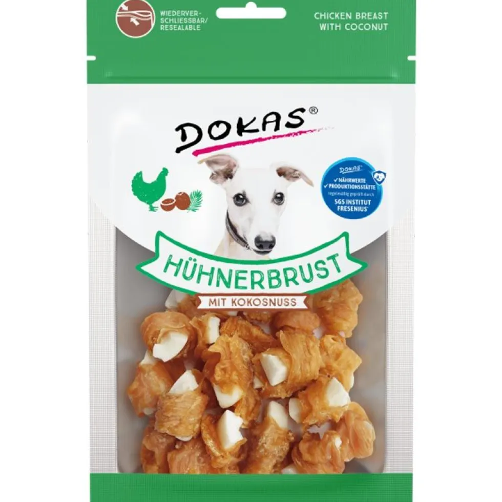 Dokas Dog Snack Hühnerbrust mit Kokosnuss 60g