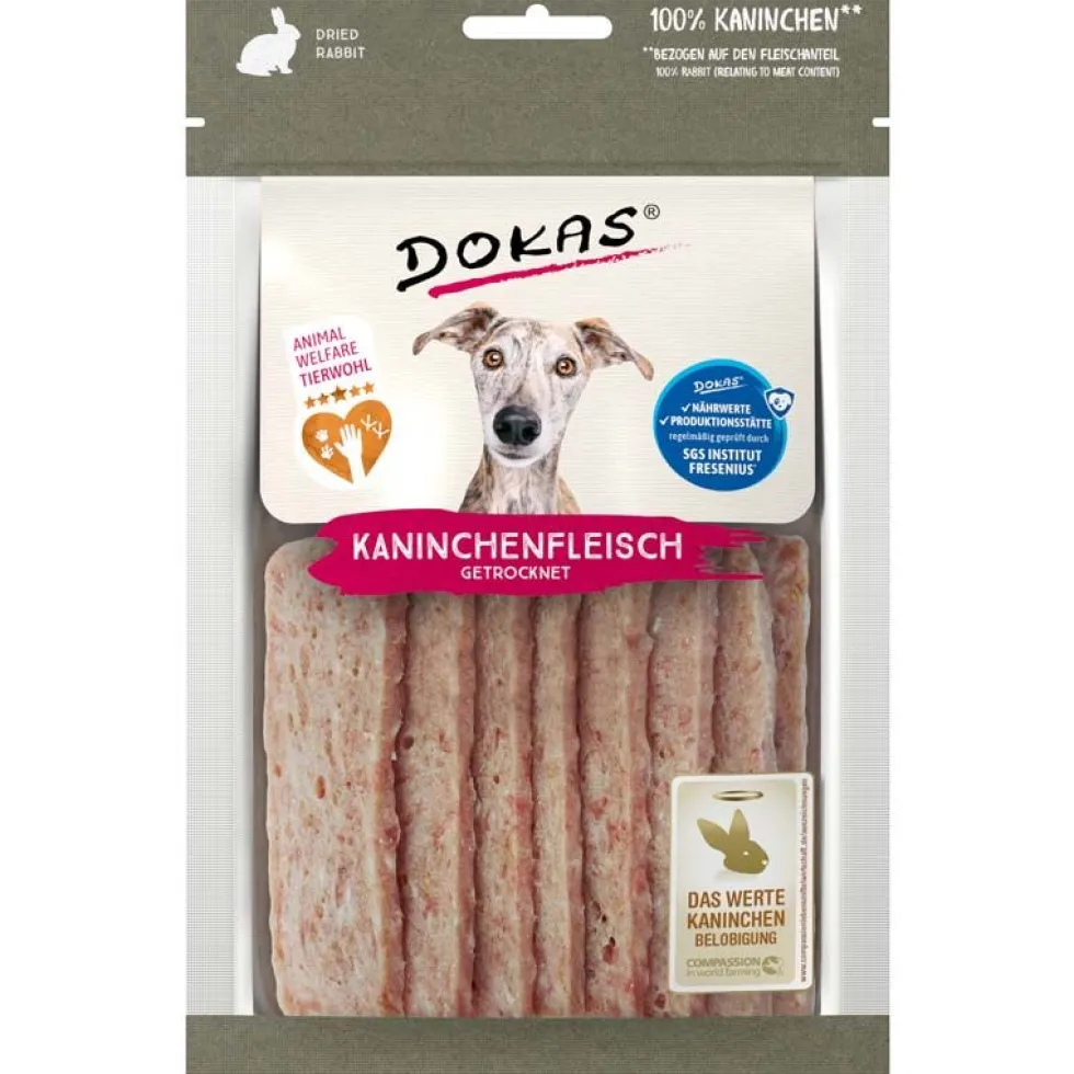 Dokas Dog Snack Kaninchenfleisch getrocknet 70g