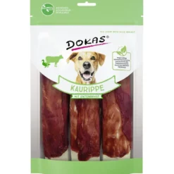 Dokas Dog Snack Kaurippe mit Entenbrustfilet 210g