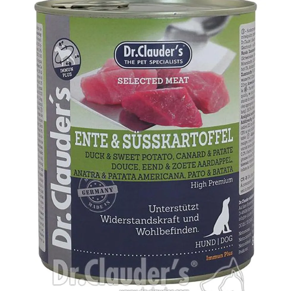 Dr. Clauders Selected Meat Immun Plus Ente+Süßkartoffel 800g