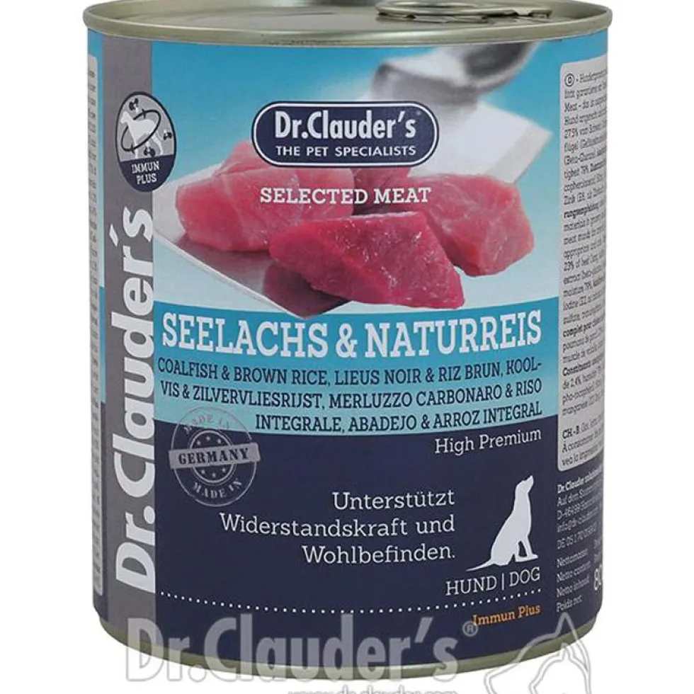 Dr. Clauders Selected Meat Immun Plus Seelachs+Reis 800g