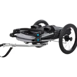 Fahrrad-Anhänger für Hunde Gr. M bis 22 kg, grau