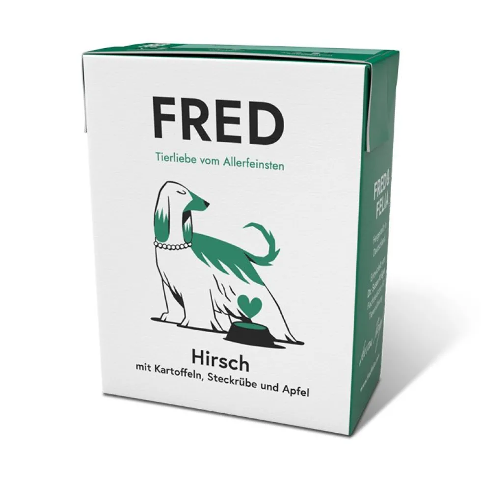 FRED Hirsch mit Kartoffeln + Steckrübe