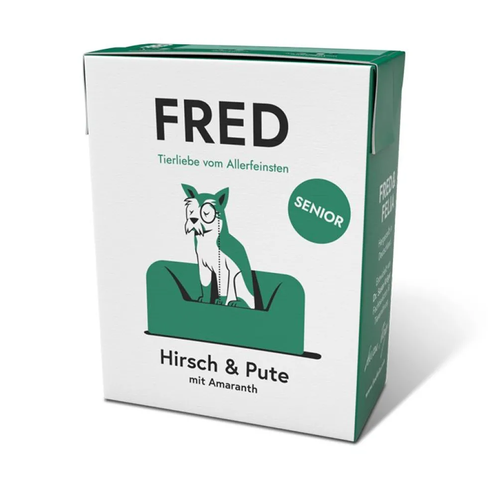 FRED SENIOR Hirsch + Pute mit Amaranth 390g