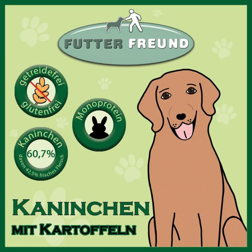 Futterfreund Trockenfutter Kaninchen + Kartoffeln