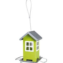 Futterhaus, 1.000 ml, 20 cm, grün/silber