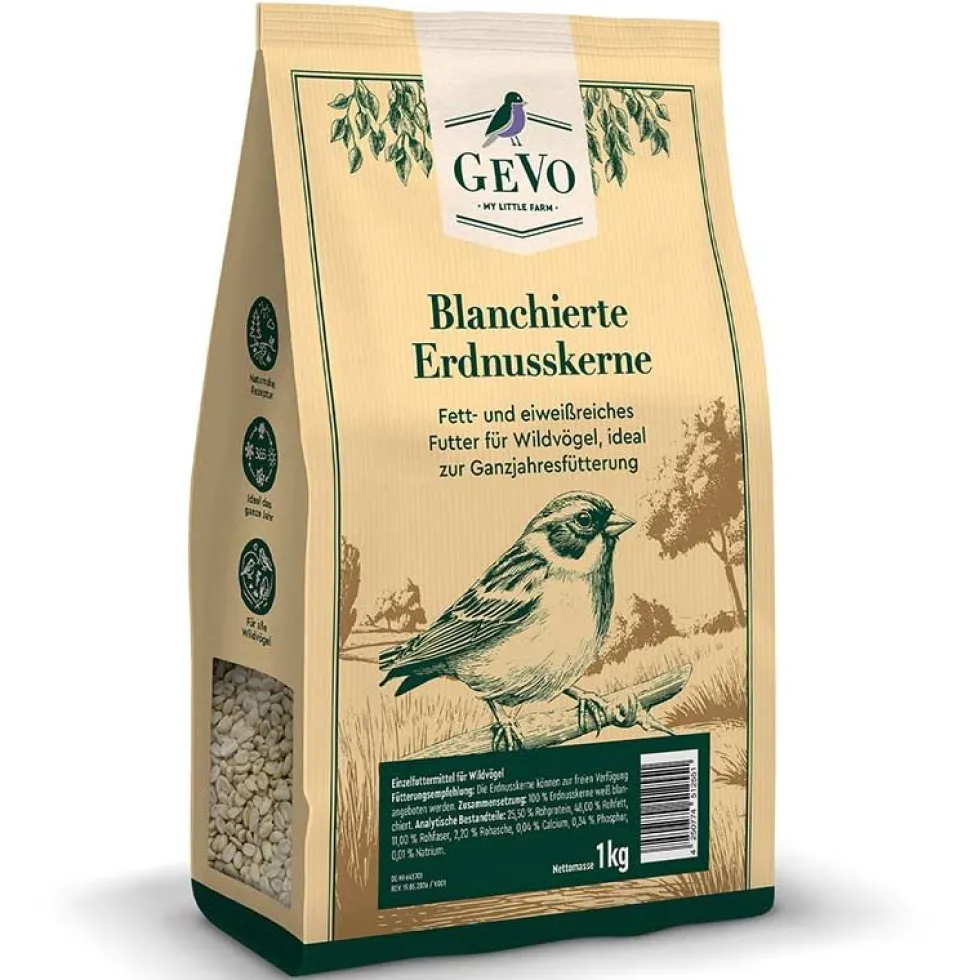 GEVO Erdnusskerne, weiß blanchiert 1 kg