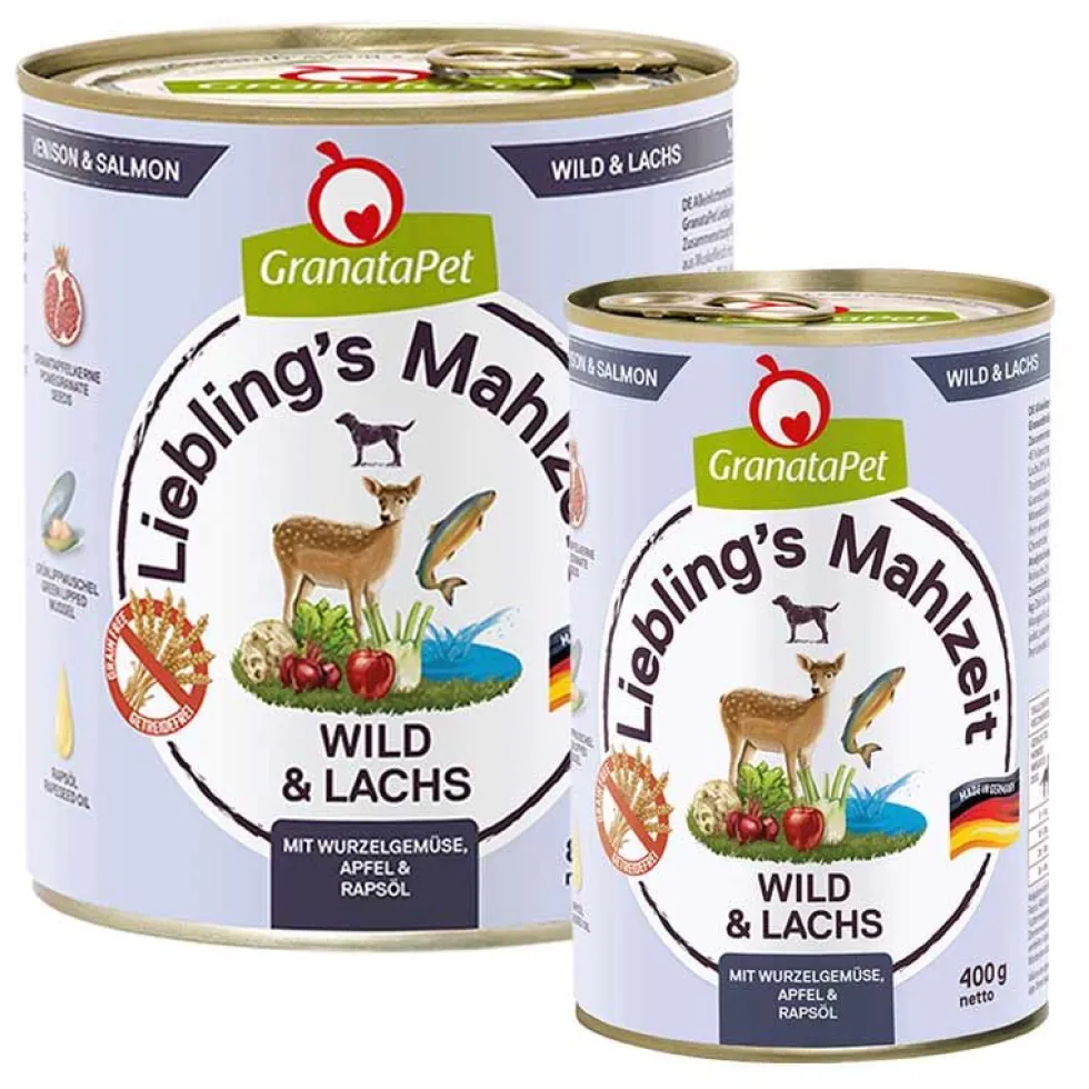 Granatapet Lieblingsmahlzeit Wild und Lachs