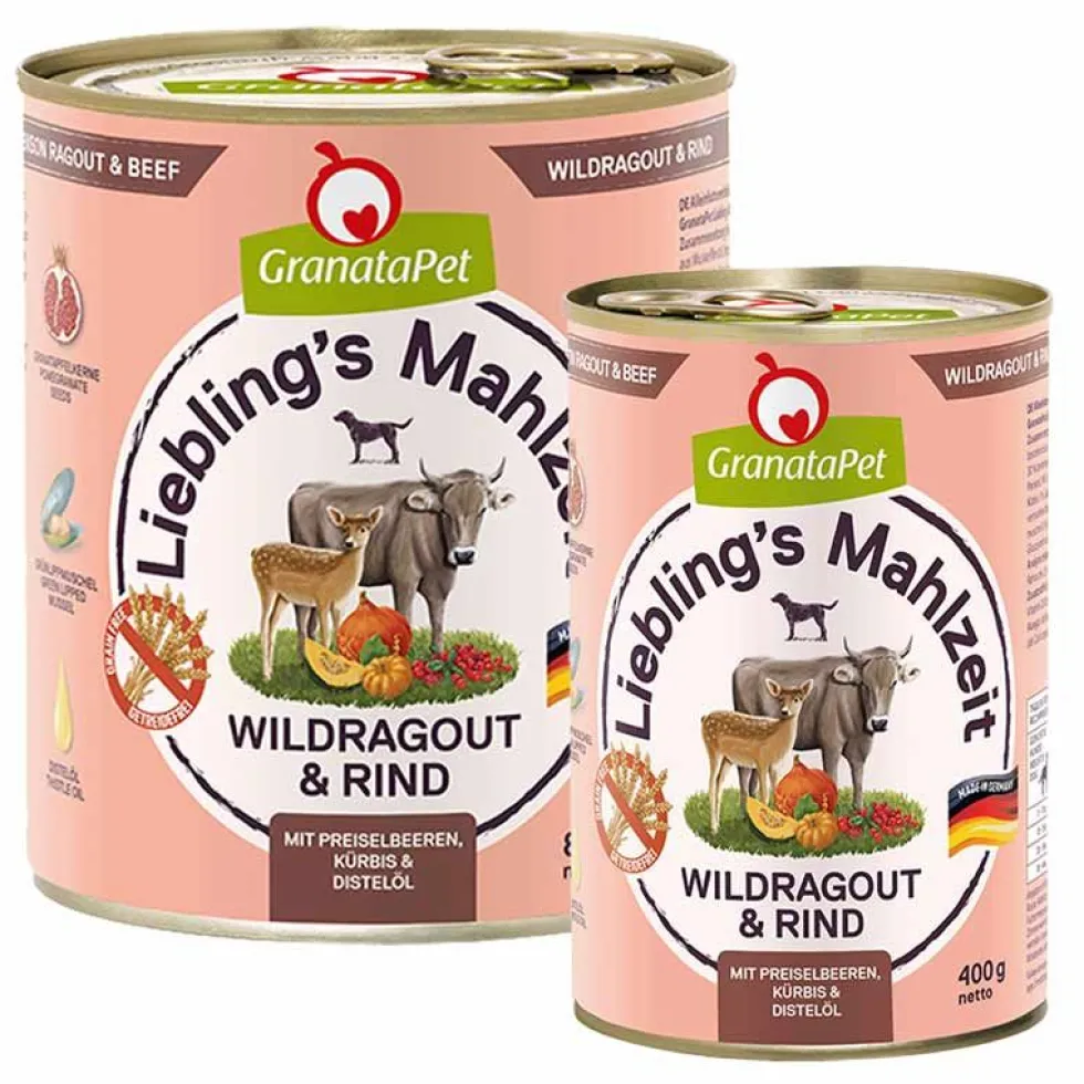 Granatapet Lieblingsmahlzeit Wildragout und Rind