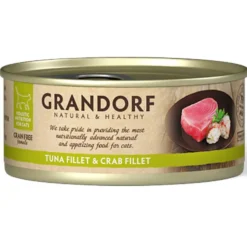 Grandorf Katze Dose Thunfischfilet + Krabbenfilet 70g