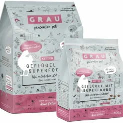 Grau Katze Kitten Geflügel mit Superfoods