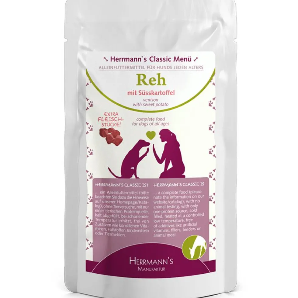 Herrmanns Standbeutel Reh mit Süßkartoffeln 130g
