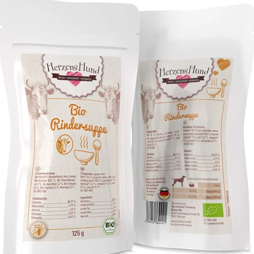 HerzensHund Bio-Rindersuppe 125g