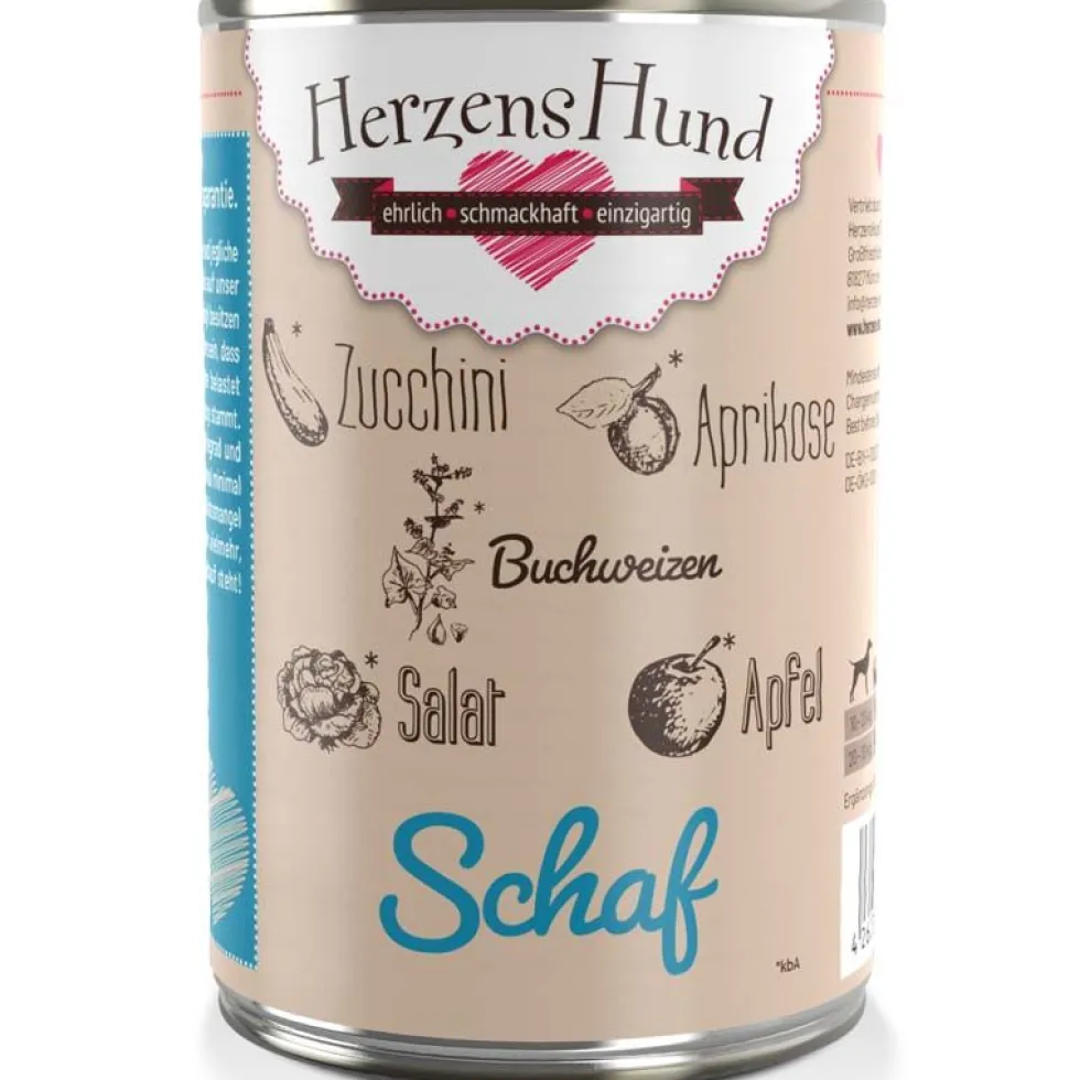 HerzensHund Schaf mit Bio-Gemüse