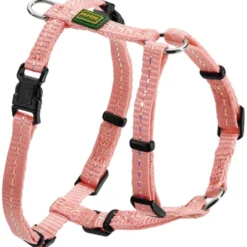 Hunter Geschirr Tripoli, Nylon, reflektierend, hellrosa