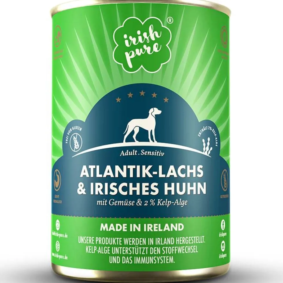 Irish Pure Dose Atlantik-Lachs + Irisches Huhn Adult 390g