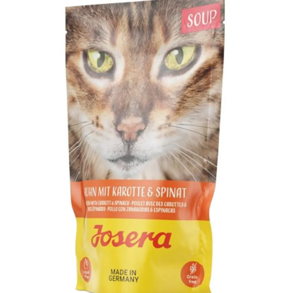 Josera Katze Soup Huhn mit Karotte und Spinat 70g
