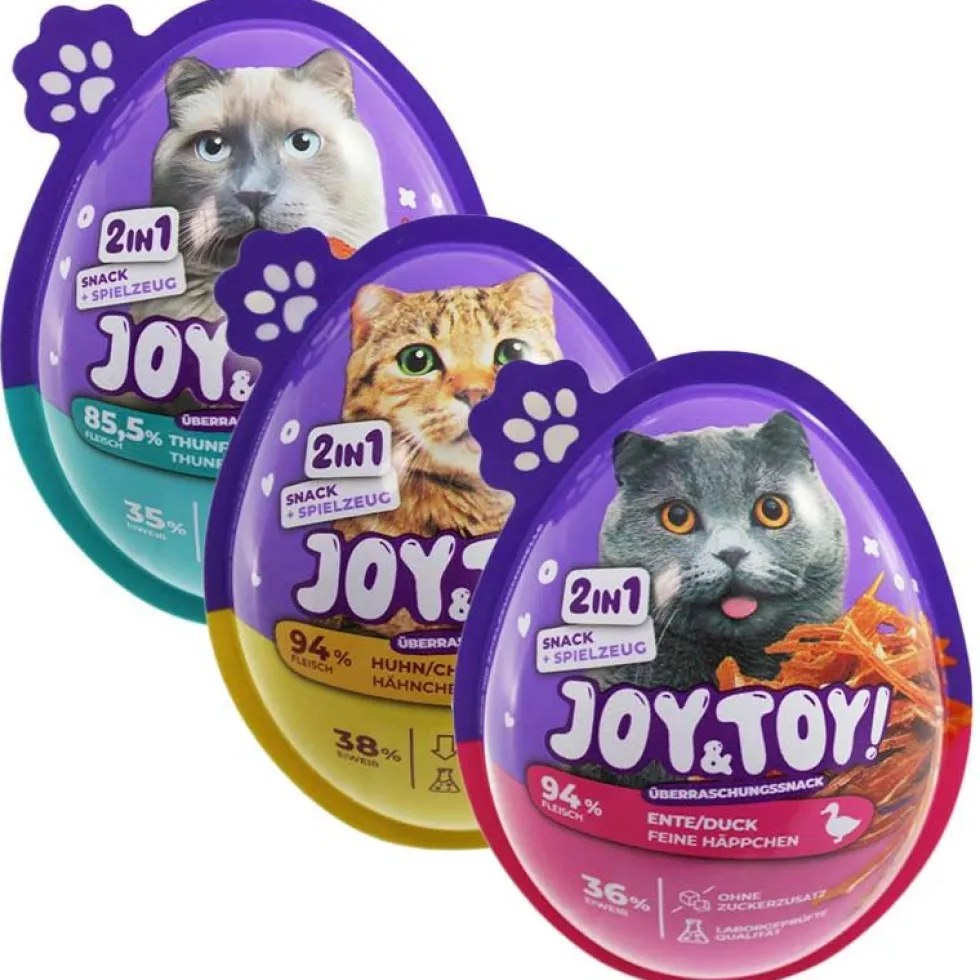 JOY + TOY Überraschungsei für Katzen