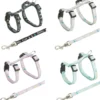 Junior Katzengeschirr mit Leine, Nylon, 21–33cm/8mm, 1,20m