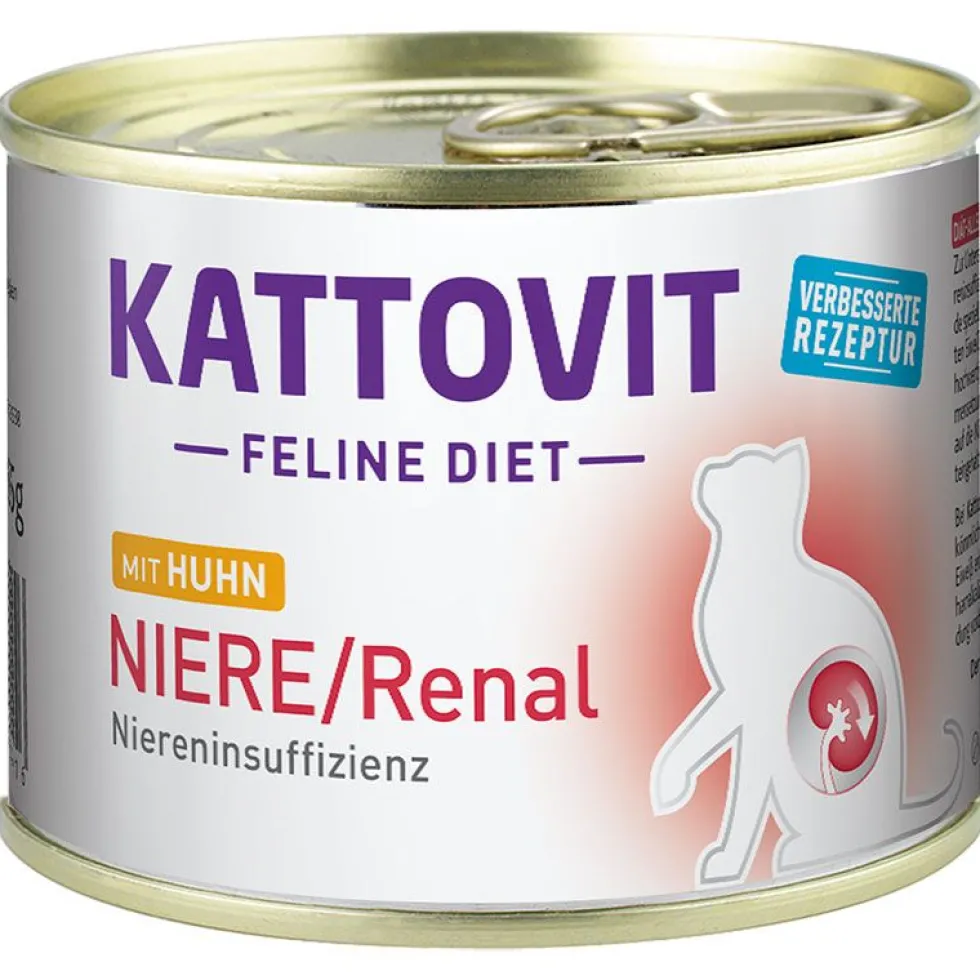 Kattovit Dose Niere/Renal mit Huhn 185g