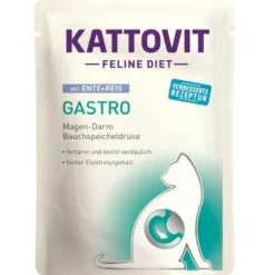 Kattovit Pouch Gastro mit Ente & Reis 85g