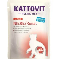 Kattovit Pouch Niere/Renal mit Rind 85g
